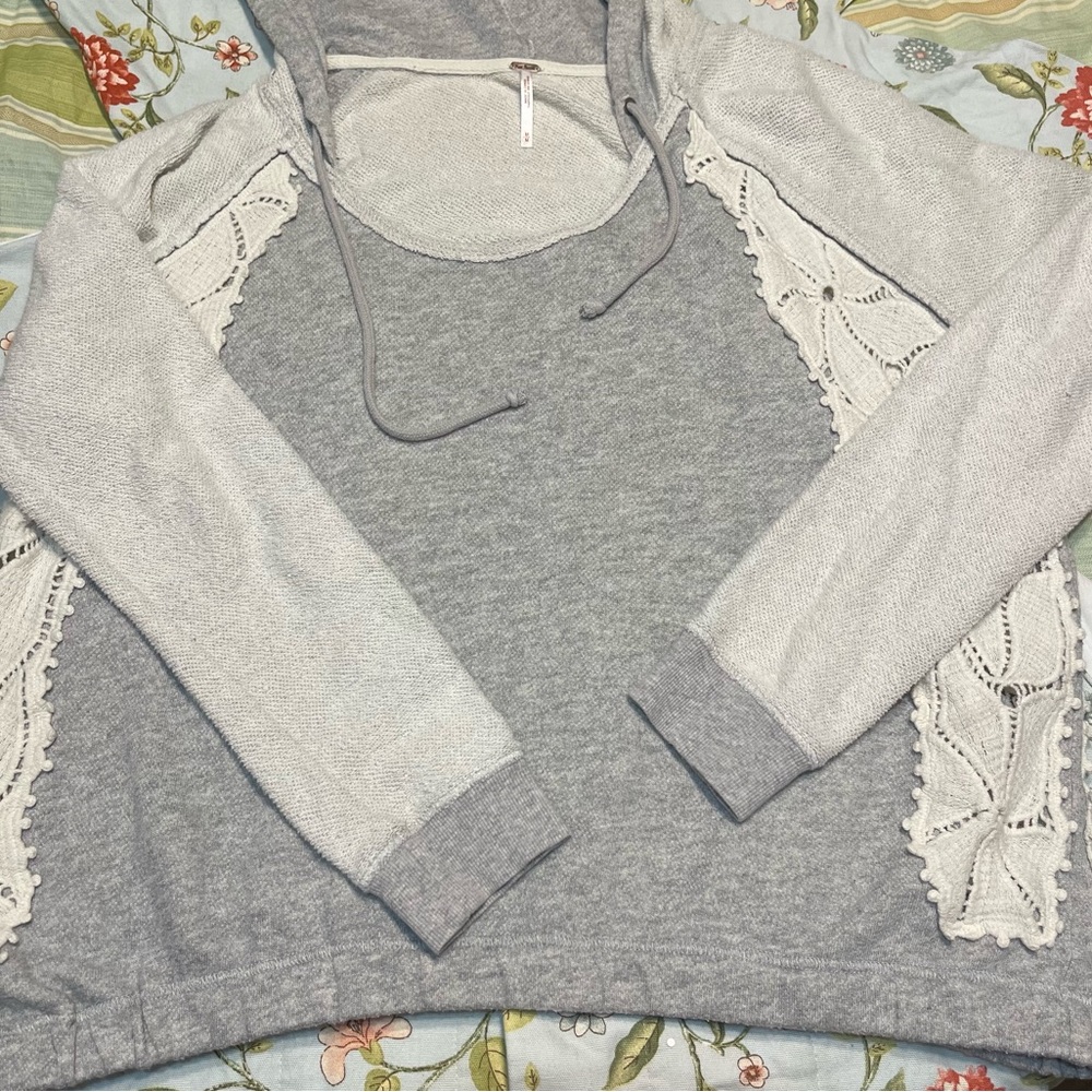 Free People Crochet Pull Over Long Sleeve - Picture 4 of 16